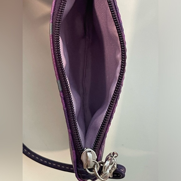 Coach Wristlet ~ Signature C in Purple - Picture 6 of 6